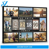 Personalized Collage Canvas Beautiful Family Wall Decor Ohcanvas