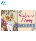Personalized Corgi Sunshine Doormat - 18" x 30"