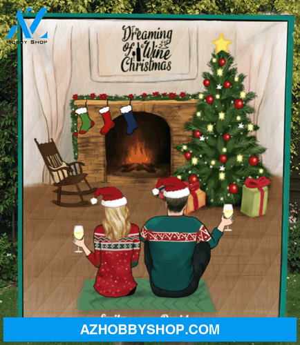 Personalized Couple Blanket - Christmas Gift For Couple, Lovers, Husband and Wife Blanket