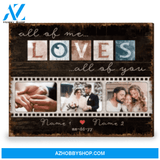 Personalized Couple Gift Unique Wedding Gift Idea Romance Wall Art