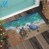 Personalized Couple Sea Turtle You Found You Indoor And Outdoor Doormat Gift For Him Her Wife Husband Couple Decor Warm House Gift Welcome Mat