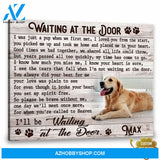 Personalized Custom Canvas Memorial Pet Photo Waiting at the door Hot Christmas Gifts 2021