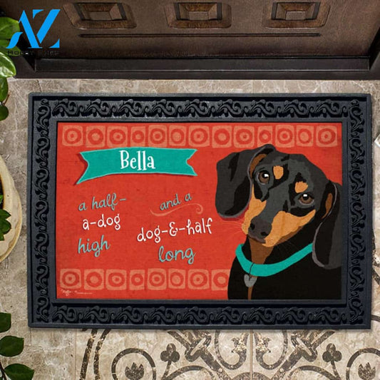Personalized Dachshund Doormat - 18" x 30"