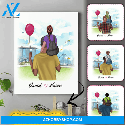 Personalized Dad Canvas - Birthday Gift Ideas For Dad - Thoughtful Father's Day Gifts
