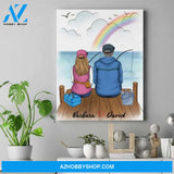Personalized Dad Canvas - Birthday Gifts For Dad From Daughter - Best Gift For Father