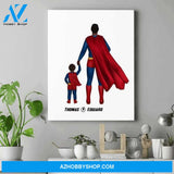 Personalized Dad Canvas - Father's Day Gift Ideas - Birthday Gift For Papa