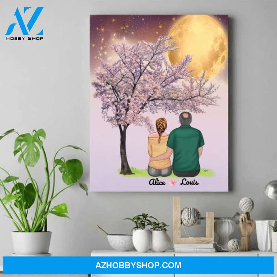 Personalized Dad Canvas - Happy Fathers Day Gifts - Up To 4 Daughters