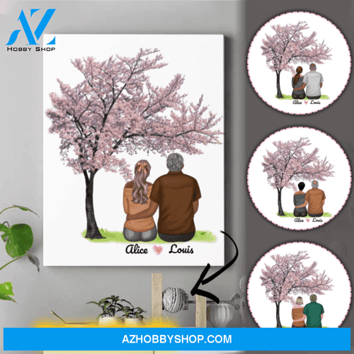 Personalized Dad Canvas - Happy Fathers Day Gifts - Up To 4 Daughters