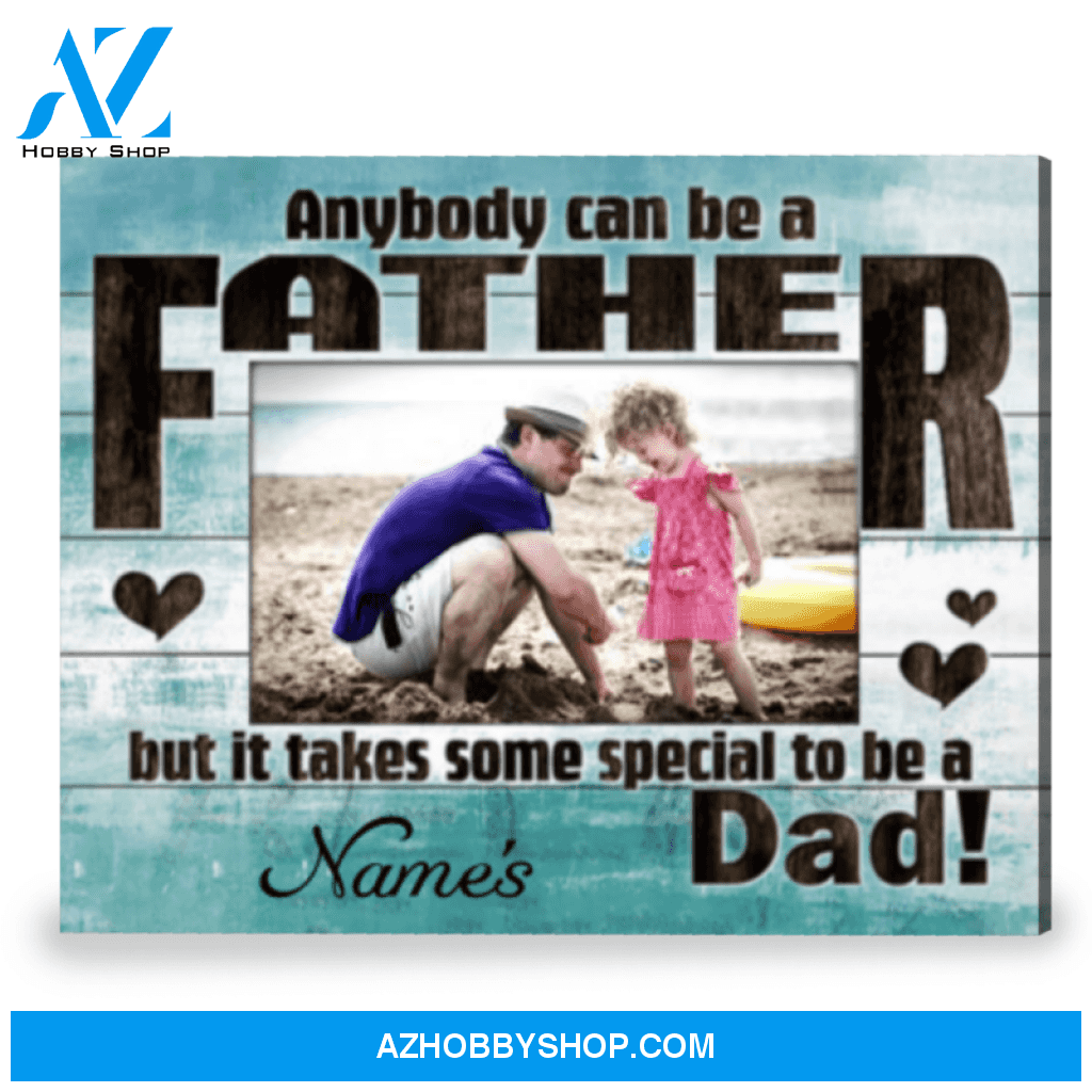 Personalized Dad Gift Meaningful Gift For Dad Unique Canvas Print