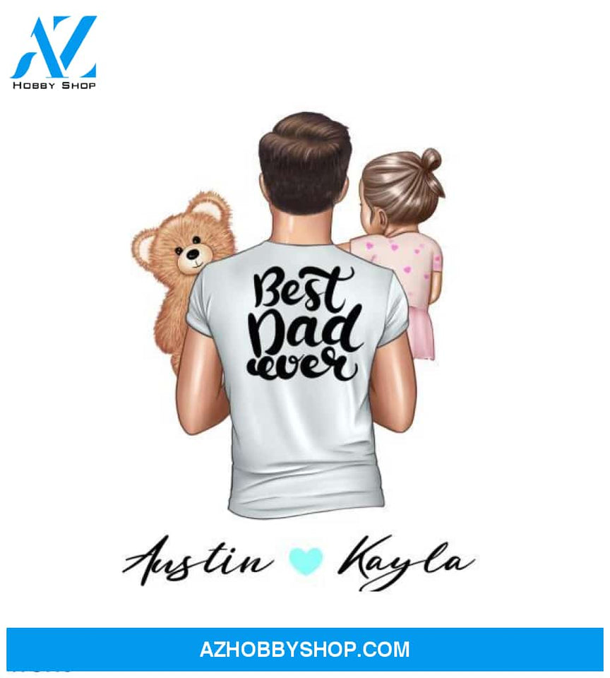 Personalized Daughter Canvas - Birthday Gift For Daughter - Dad And Daughter Gifts