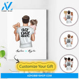 Personalized Daughter Canvas - Birthday Gift For Daughter - Dad And Daughter Gifts