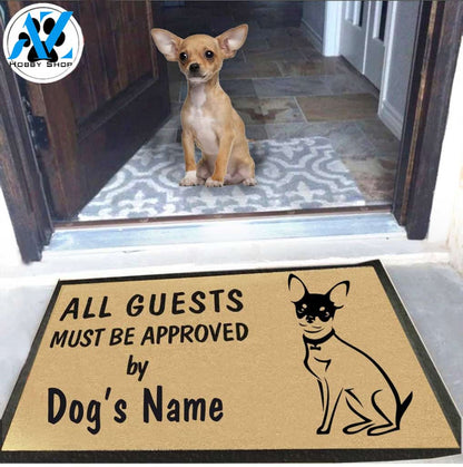 Personalized Dog Name Chihuahua Doormat