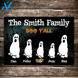 Personalized Doormat, Boo Y'all Family Halloween Gifts