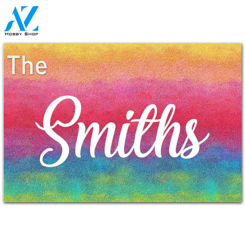 Personalized Doormat Custom Family Name Rug Indoor And Outdoor Doormat Warm House Gift Welcome Mat Gift For Friend Family