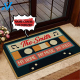 Personalized Doormat My Home Music Rules | WELCOME MAT | HOUSE WARMING GIFT