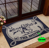 Personalized Endurance Racing Custom Name Doormat Welcome Mat