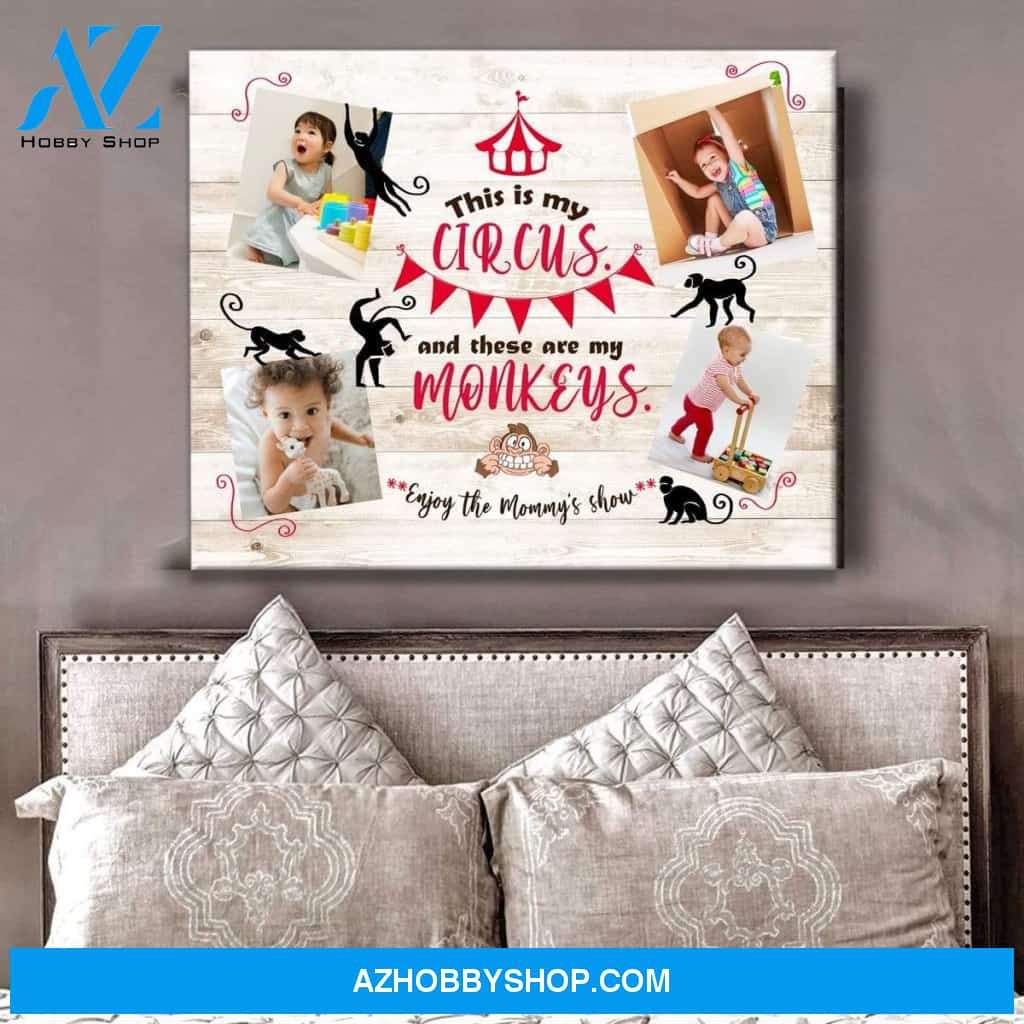 Personalized Enjoy The Mommy'S Show Prints Wall Art Decor Canvas