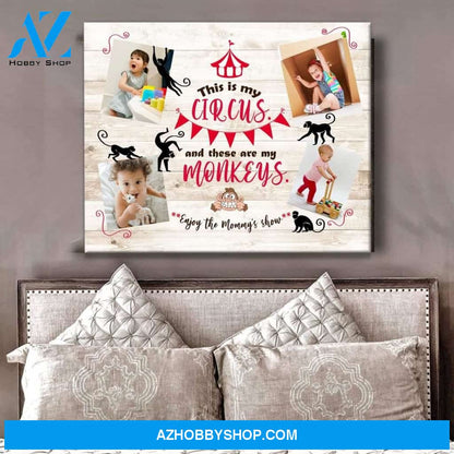 Personalized Enjoy The Mommy'S Show Prints Wall Art Decor Canvas