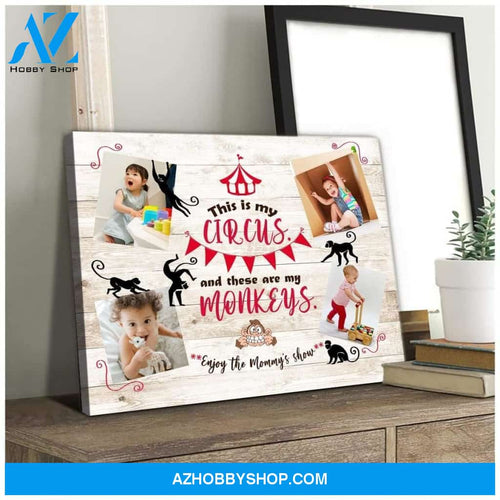 Personalized Enjoy The Mommy'S Show Prints Wall Art Decor Canvas