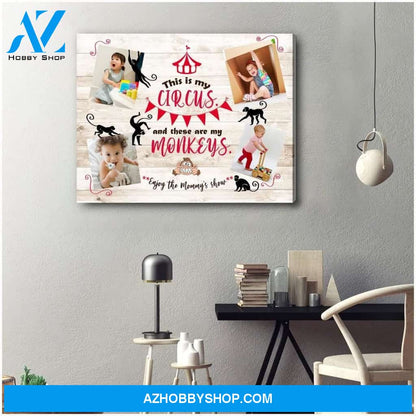 Personalized Enjoy The Mommy'S Show Prints Wall Art Decor Canvas