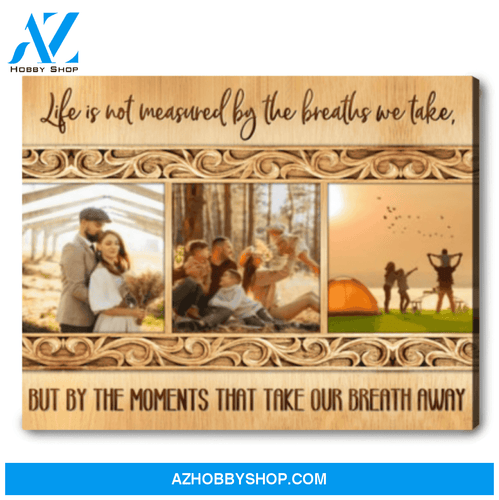 Personalized Family Gift Family Custom Wall Art Pattern Of Flower Carved Frame On Wood Background