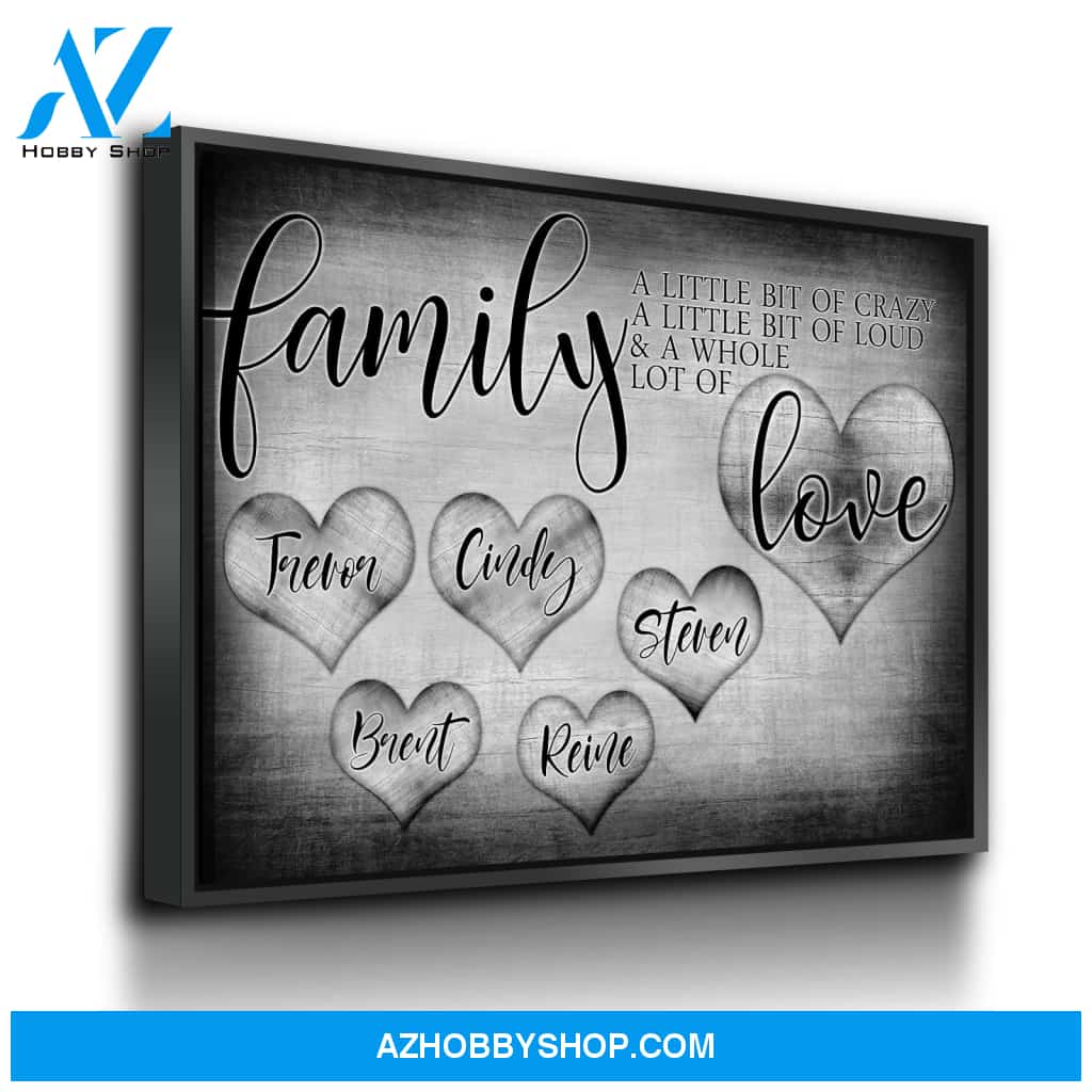 Personalized Family Love Premium Canvas V2