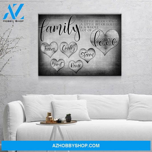 Personalized Family Love Premium Canvas V2