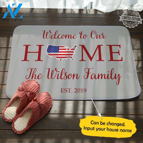 Personalized Family Name Doormat