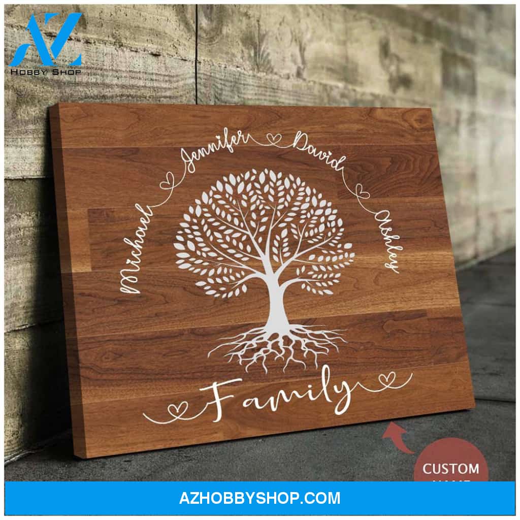 Personalized Family Name Wall Art Canvas