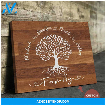 Personalized Family Name Wall Art Canvas