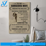 Personalized Family Poster - To My Gorgeous Wifeposters