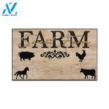 Personalized Farm Sweet Farm Doormat Farm Life Lover Mat Animal Doormat Welcome Mat Farm Rug Farmer House Decor Housewarming Gift Gift for Famer Friend for Farm Animal Lovers