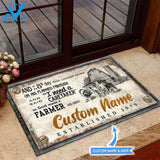Personalized Farmhouse Pig Doormat