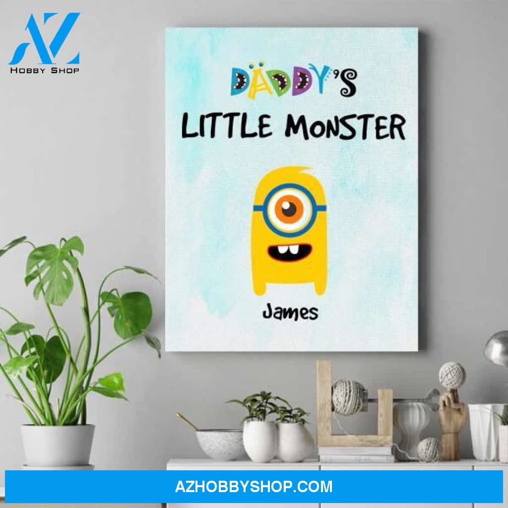 Personalized Fathers Day Canvas - Best Father's Day Gifts 2022 - Up To 6 Kids