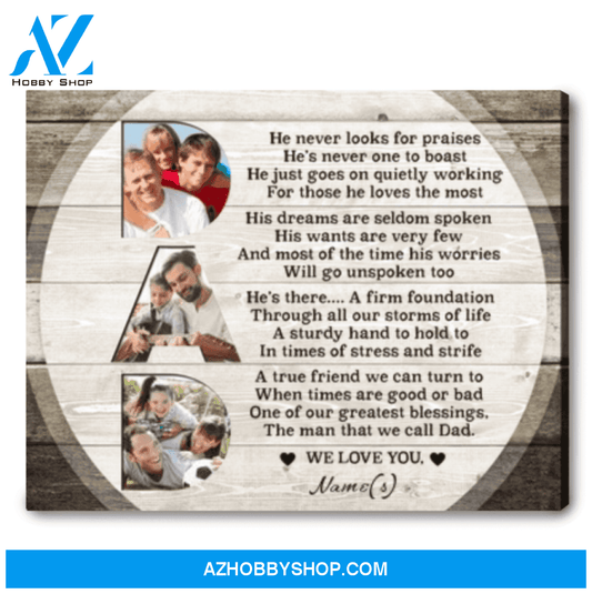 Personalized Father's Day Gifts Gift For Dad Who Doesn't Want Anything