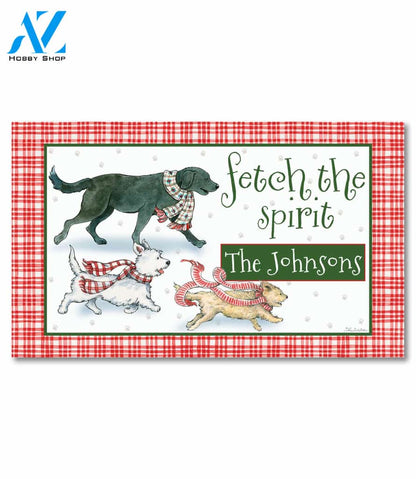 Personalized Fetch the Spirit Doormat - 18" x 30"