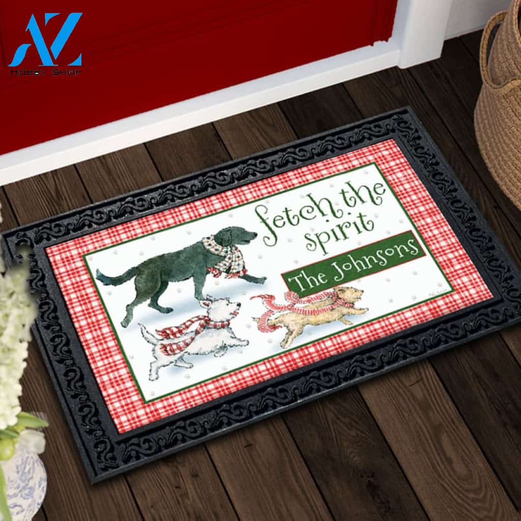 Personalized Fetch the Spirit Doormat - 18" x 30"