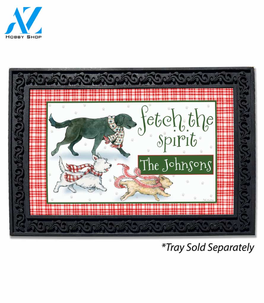 Personalized Fetch the Spirit Doormat - 18" x 30"