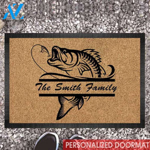 Personalized Fishing Doormat