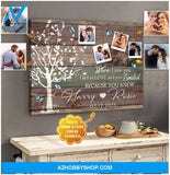 Personalized For Couple When I Saw You I Fell In Love Wall Art Decor Canvas