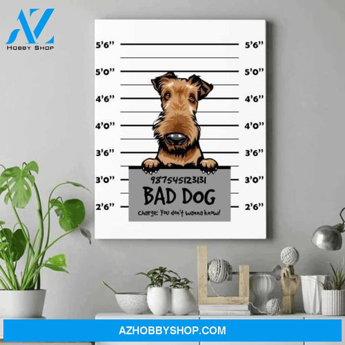 Personalized Funny Dog Canvas - Dog Gifts For Humans - Great Gifts For Dog Lovers