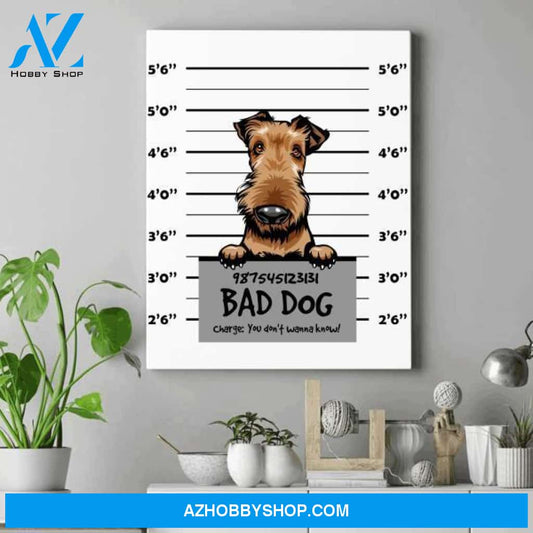 Personalized Funny Dog Canvas - Dog Gifts For Humans - Great Gifts For Dog Lovers