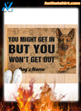 Personalized German Shepherd dog you might get in doormat