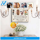 Personalized Gift For Couple If I Only Had One Minute To Live Canvas Wall Art Decor