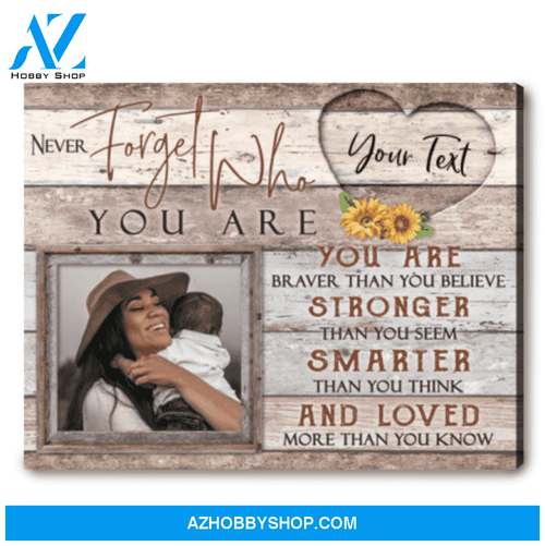 Personalized Gift For Daughter First Mother's Day Gift Canvas Wall Decor