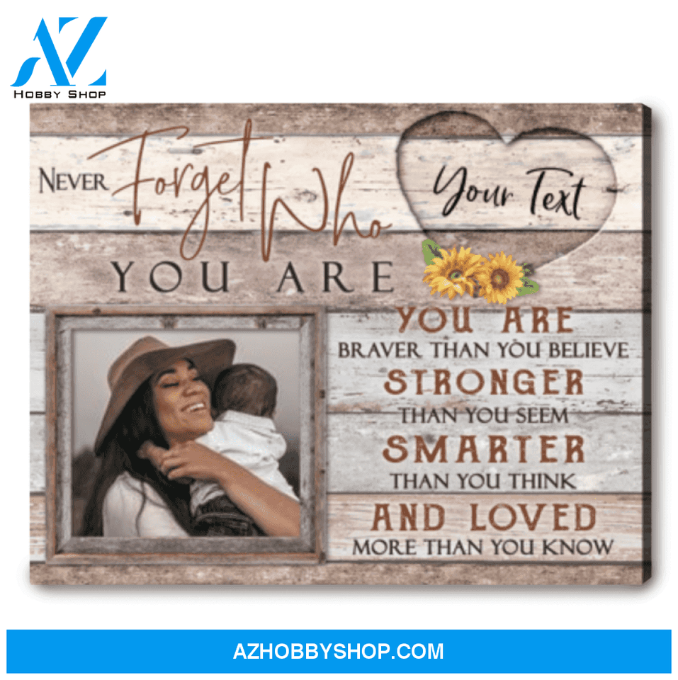 Personalized Gift For Daughter First Mother's Day Gift Canvas Wall Decor