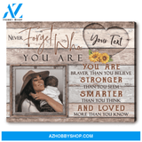 Personalized Gift For Daughter First Mother's Day Gift Canvas Wall Decor