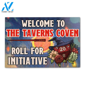 Personalized Gifts Doormat Ideas For D&D Lover, Roll For Initiative - Custom Doormat