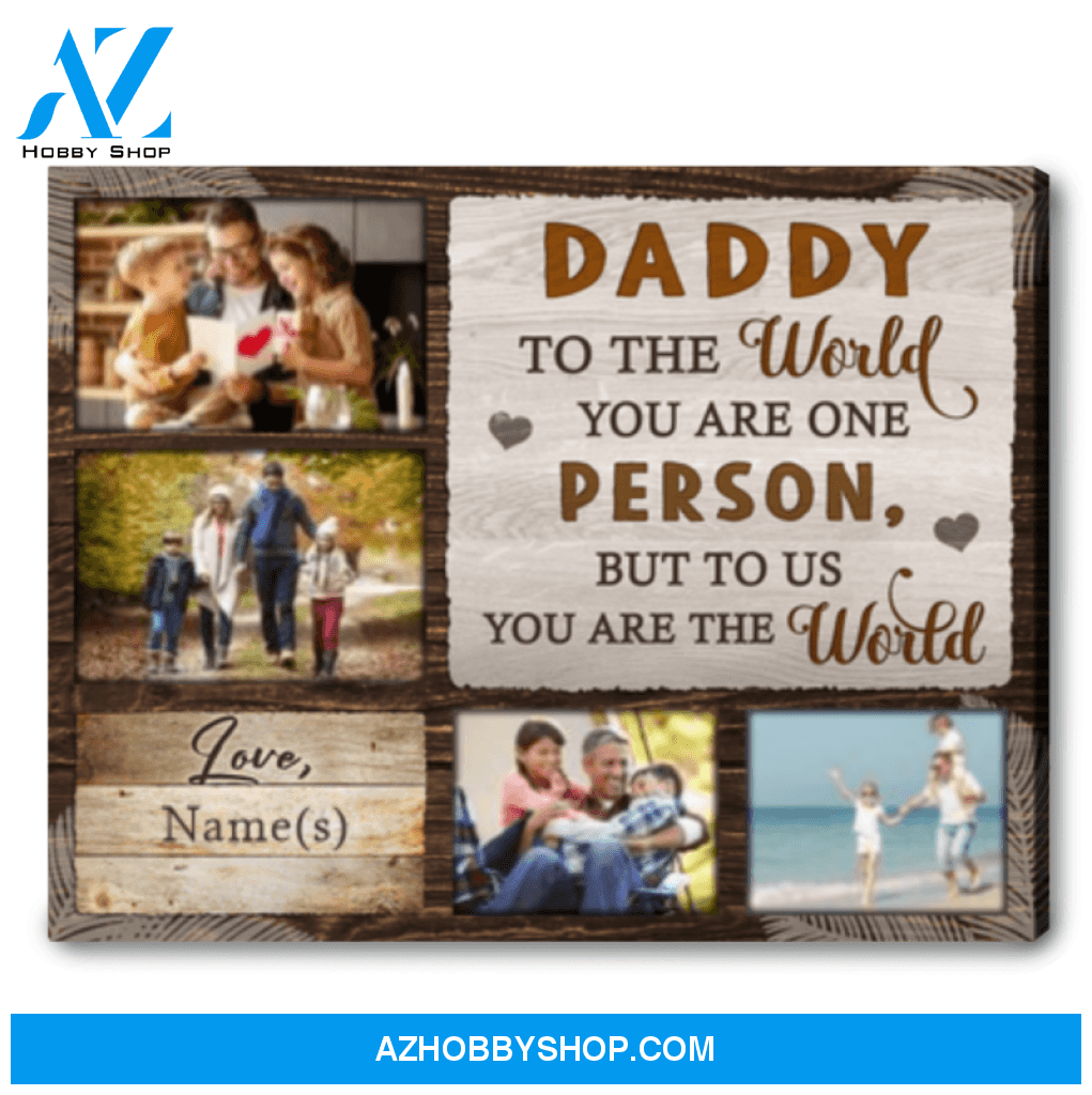 Personalized Gifts For Daddy What Are Good Dad Gifts Custom Photo Canvas Wall Art