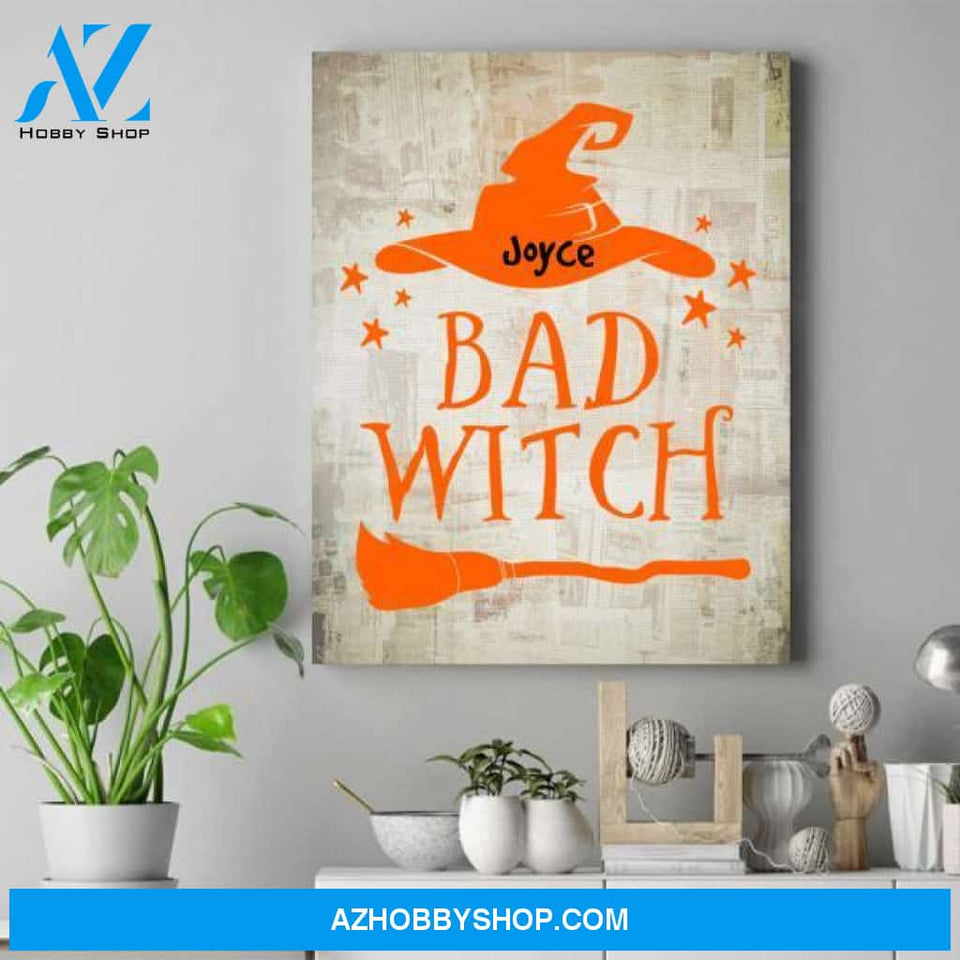 Personalized Halloween Canvas Art - Presents For My Sister - Best Gift Ideas For Sister